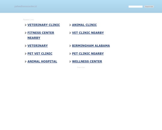 Pet Wellness Center Logo