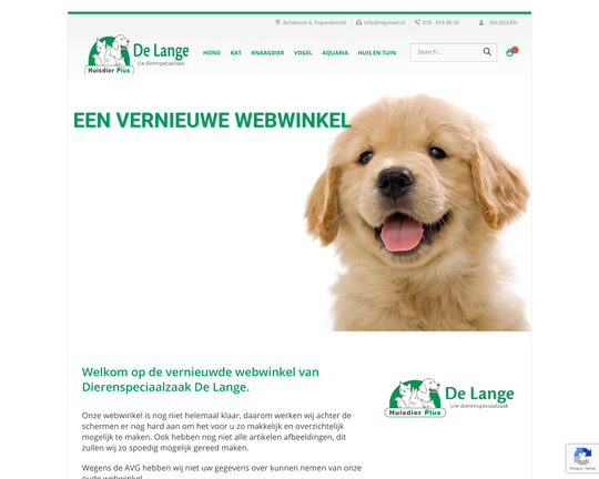 Dierenspeciaalzaak De Lange Logo