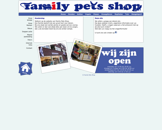 Family Pets Shop Logo